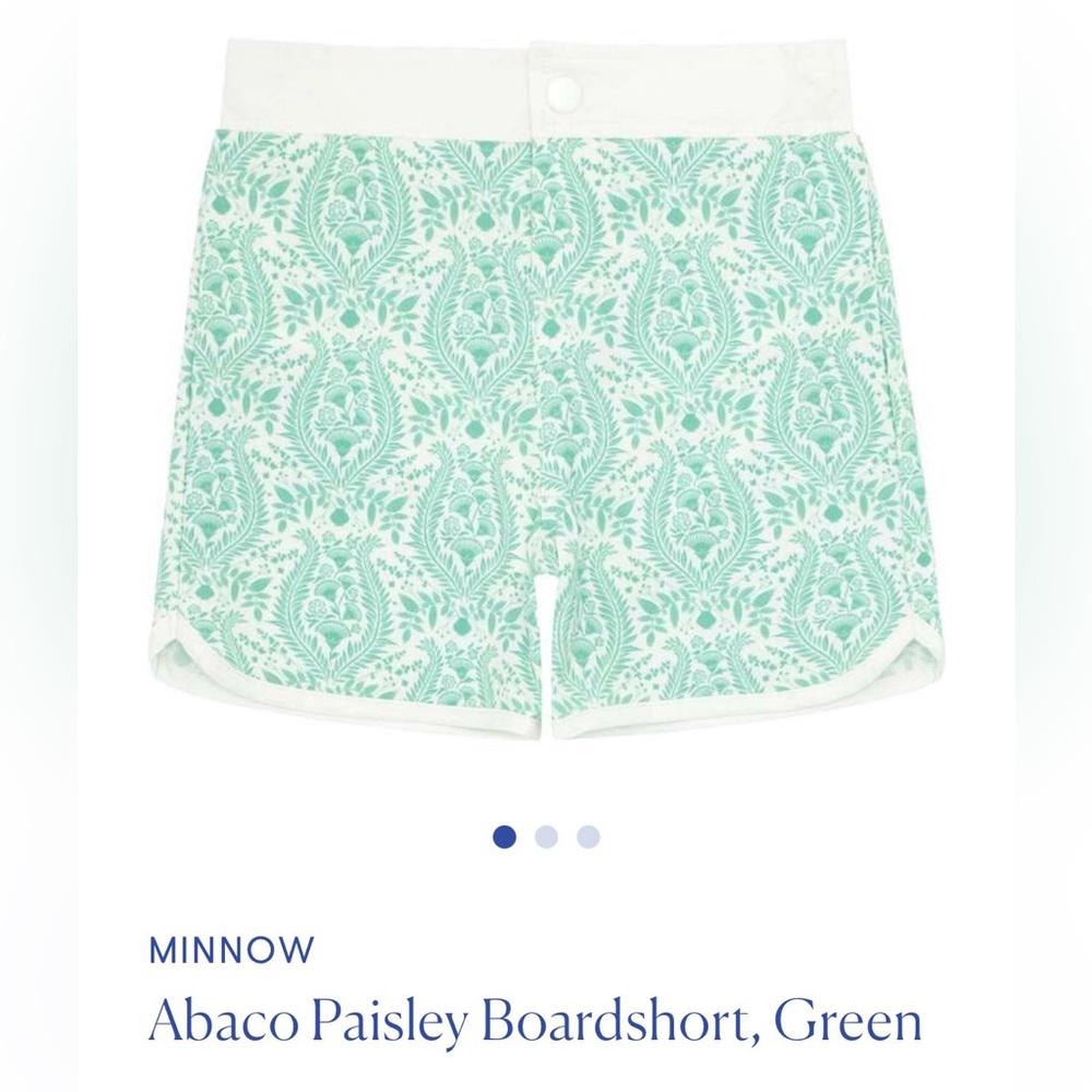 Minnow Abaco Paisley Board Short - 5/6 Year